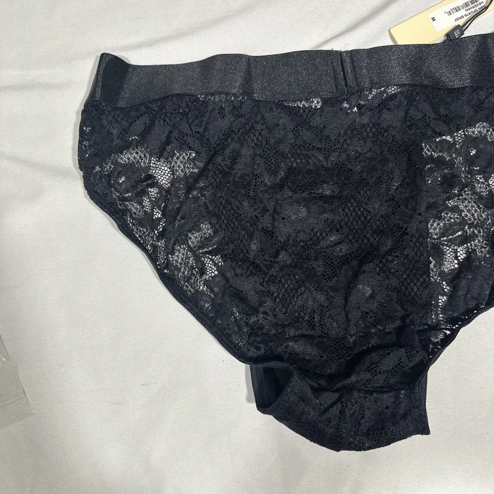 NWT Cosabella [ Mens Medium ] Lace Never Say Never Sport Brief Black T2241
